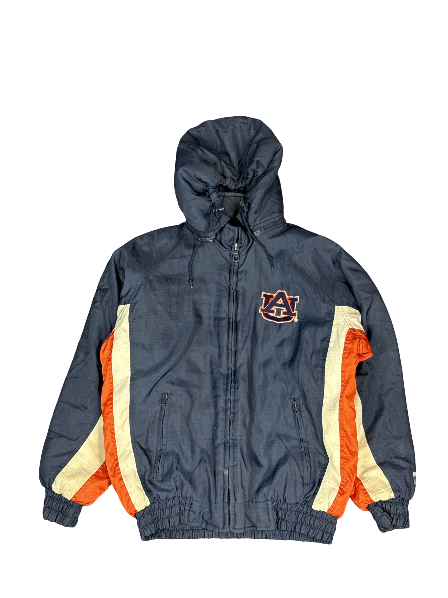 1990s Auburn Tigers Logo 7 Windbreaker Jacket (M)