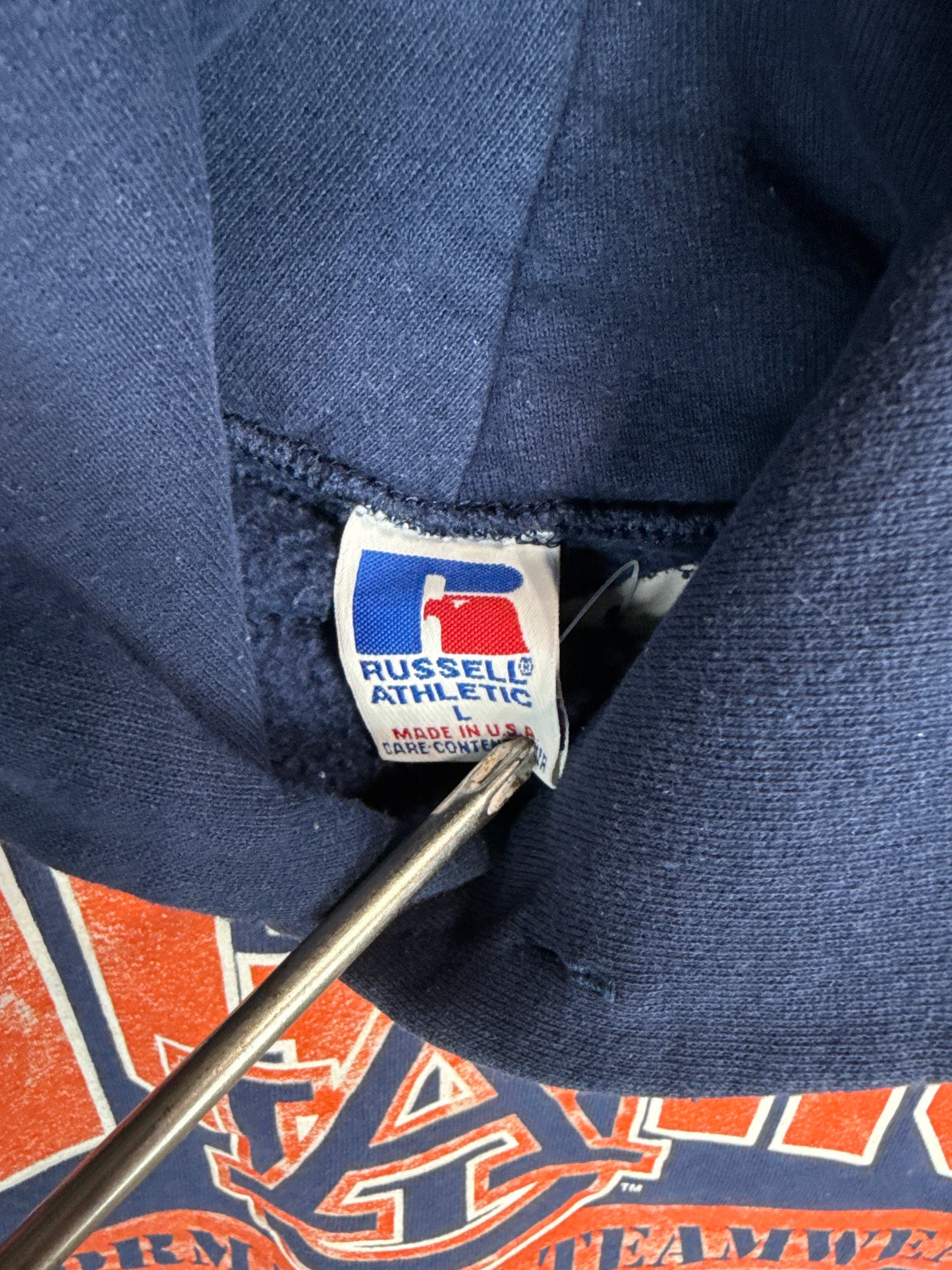 1990s Auburn Tigers Russell Athletic Hoodie (L)