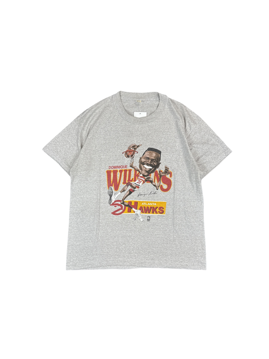 1990s Dominique Wilkins Atlanta Hawks Graphic Tee (L)