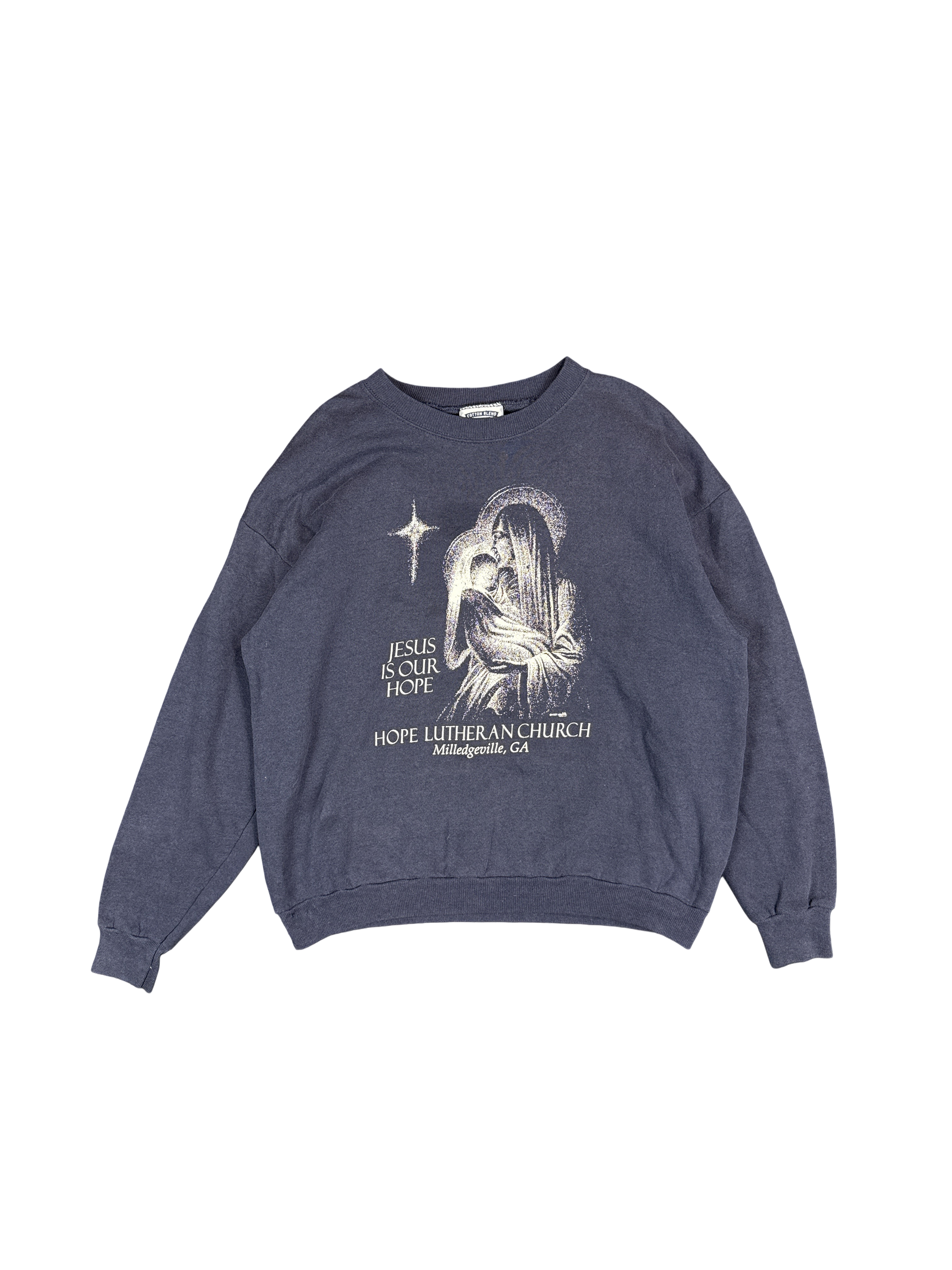 1990s Lee Jesus Graphic Sweatshirt (L)