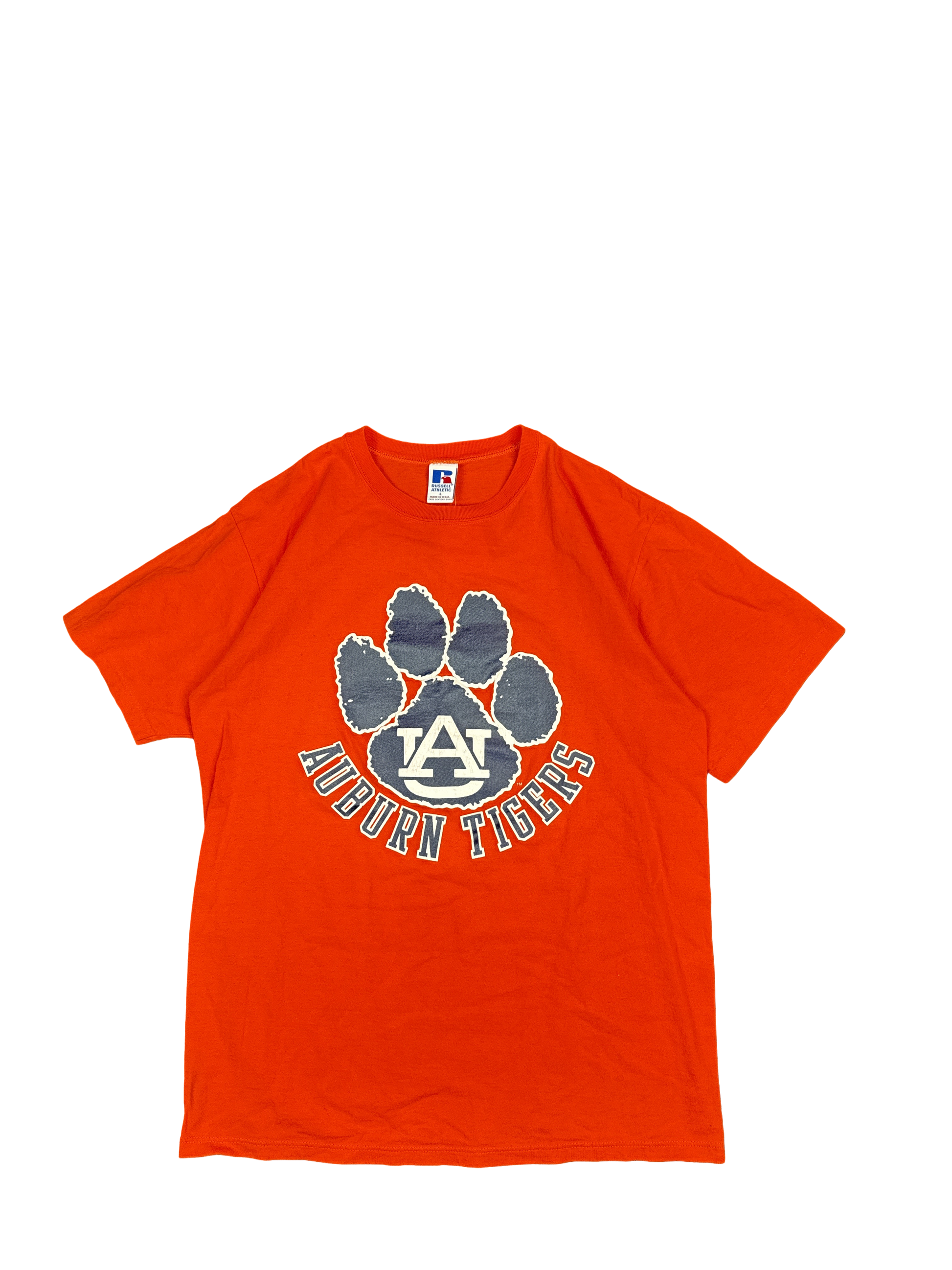 1990s Russell Athletic Auburn Tigers Graphic Tee (L)