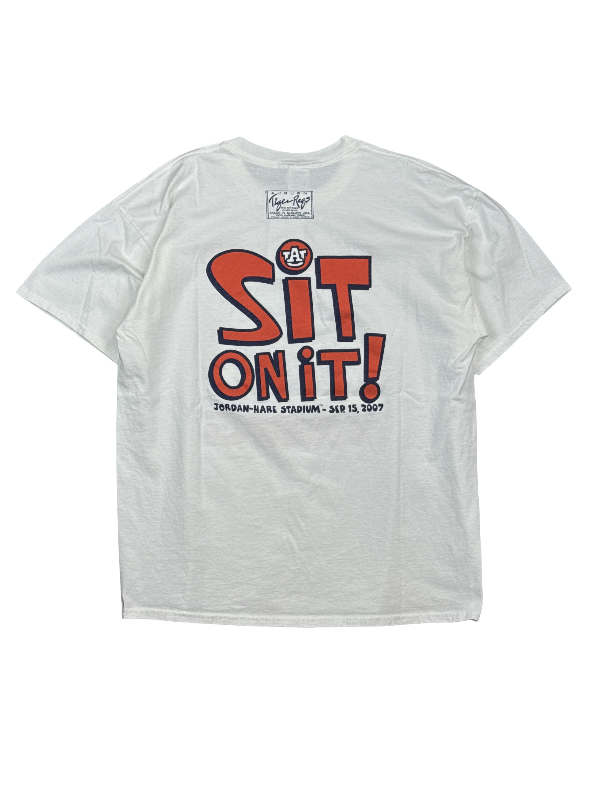 2007 Auburn Tigers Under Dawg Graphic Tee (L)