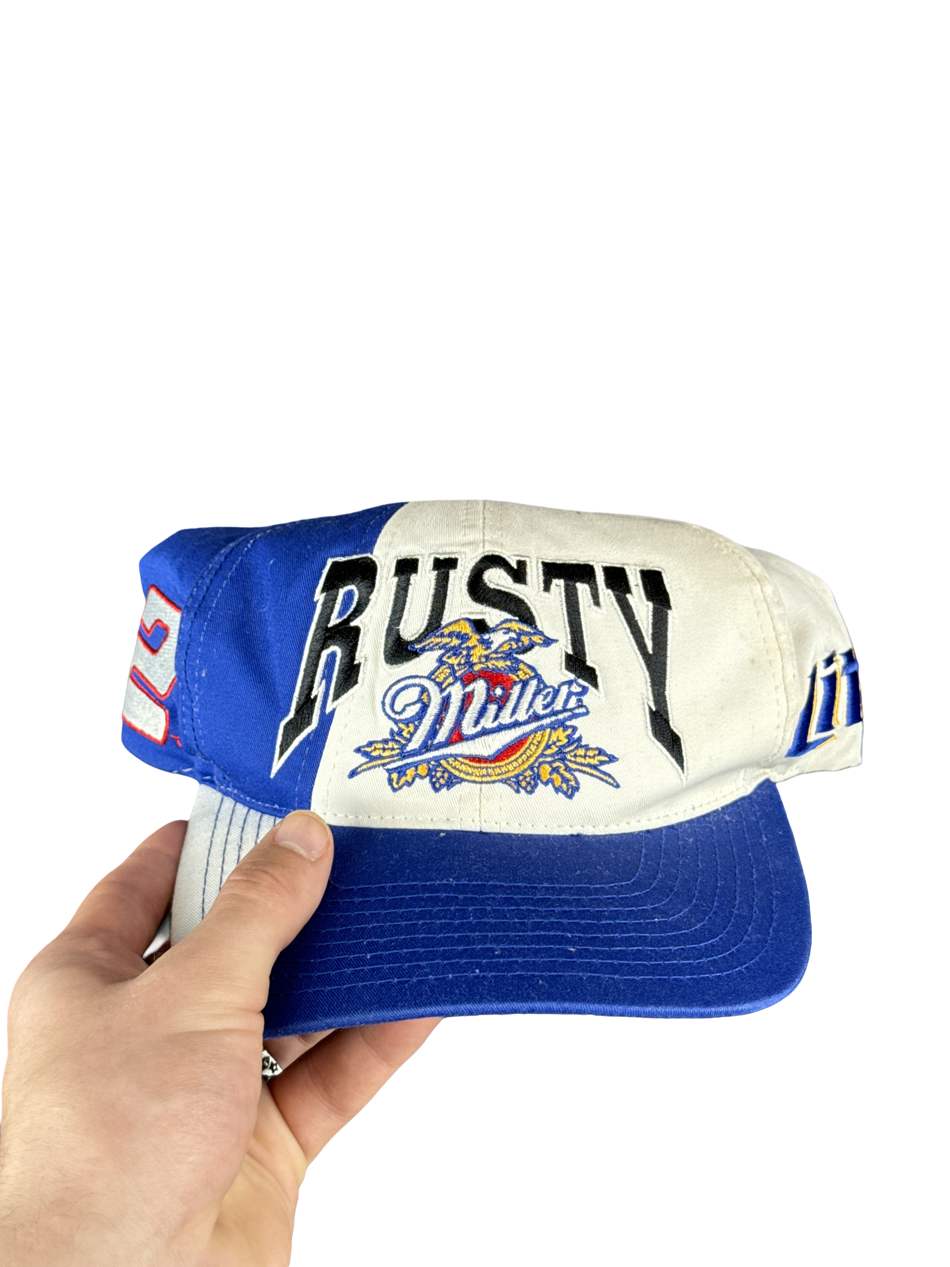 1990s Rusty Wallace Miller Lite NASCAR Racing Hat (Adjustable)