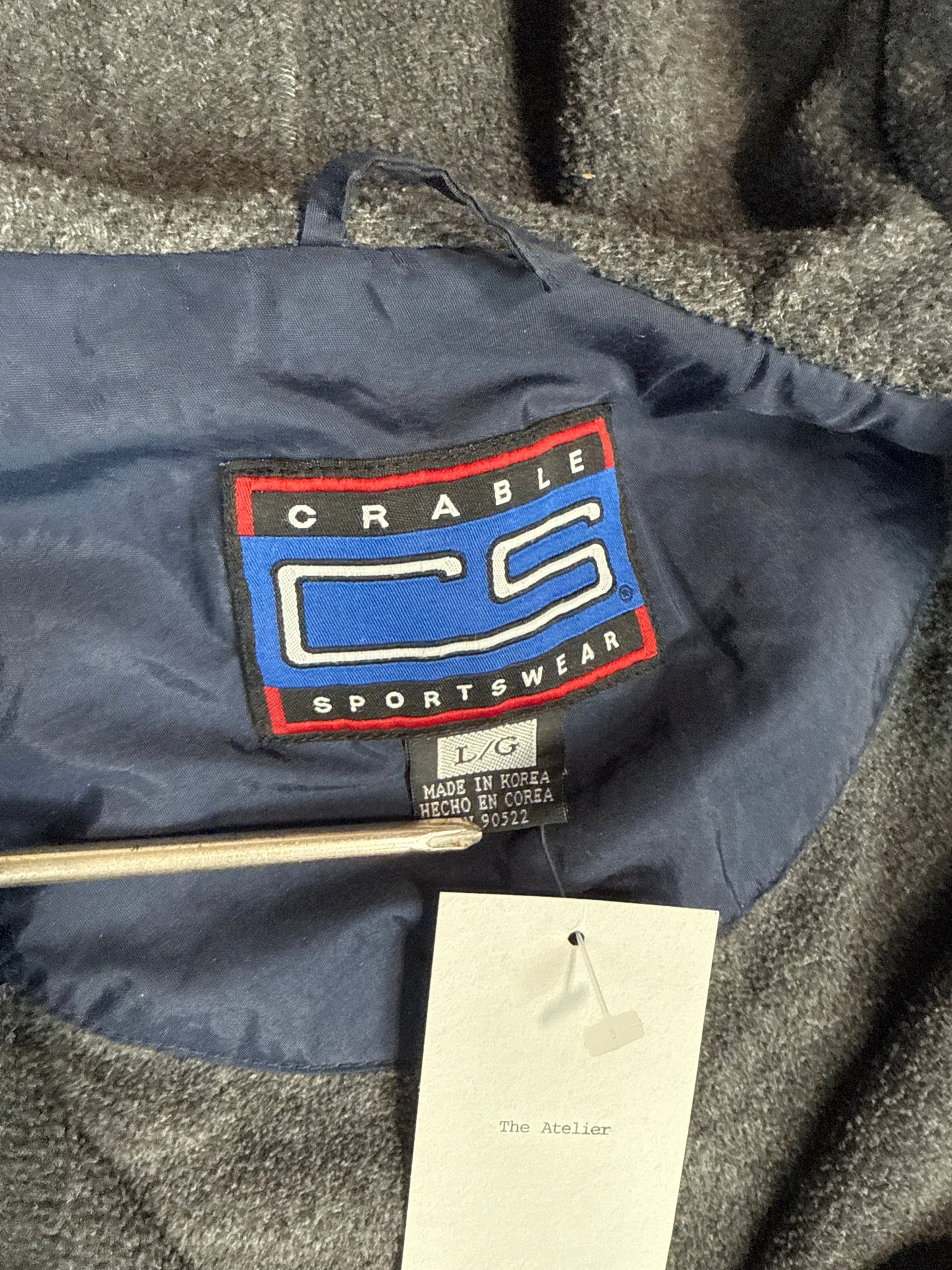 1990s Auburn Crable Sportswear Hooded Windbreaker (XL)