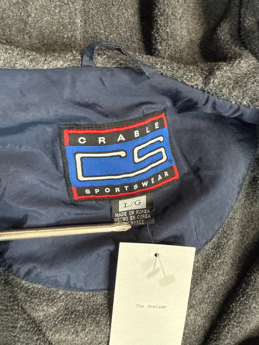 1990s Auburn Crable Sportswear Hooded Windbreaker (XL)