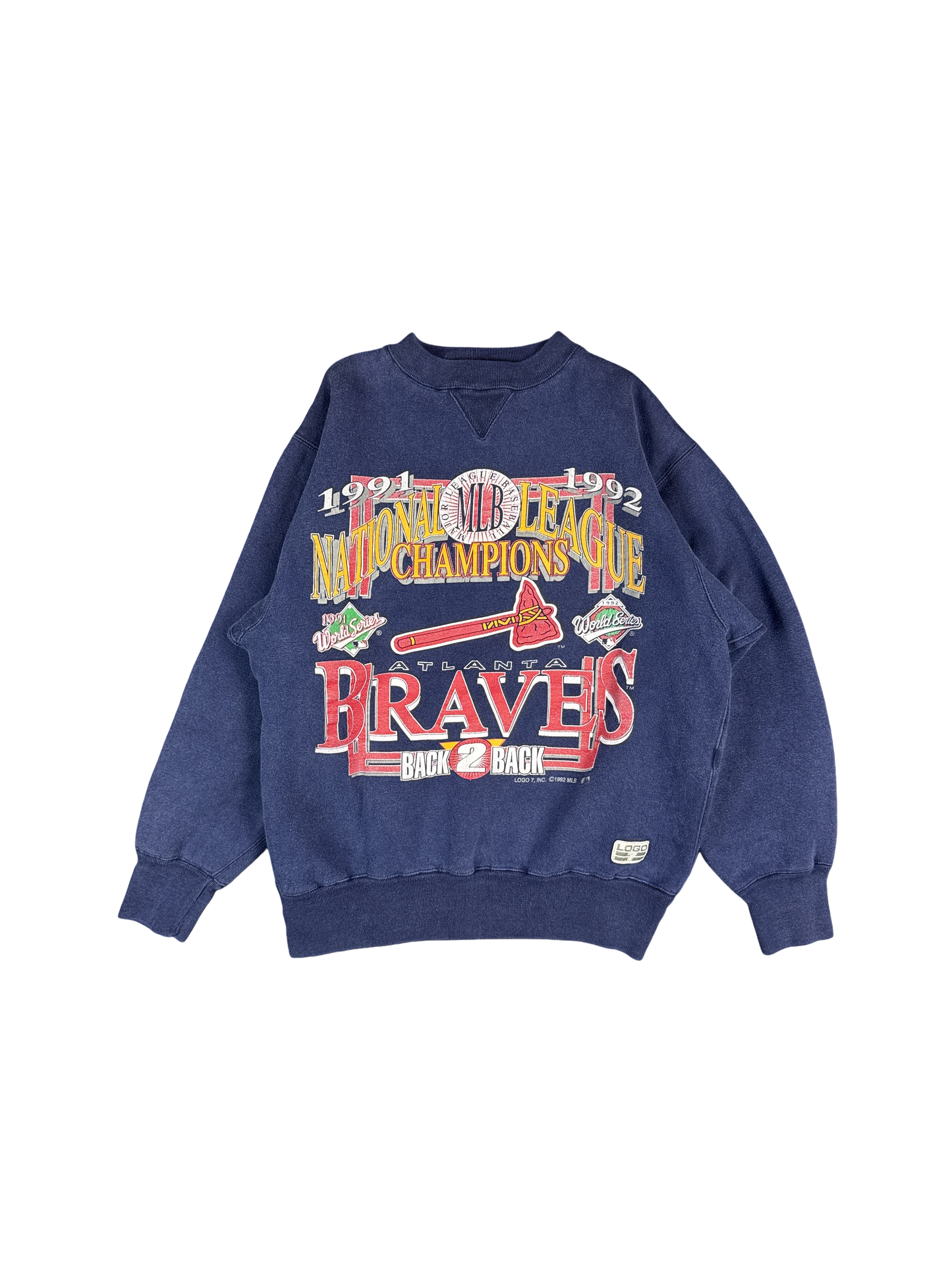 1991-1992 Atlanta Braves National League Champions Sweatshirt (M)