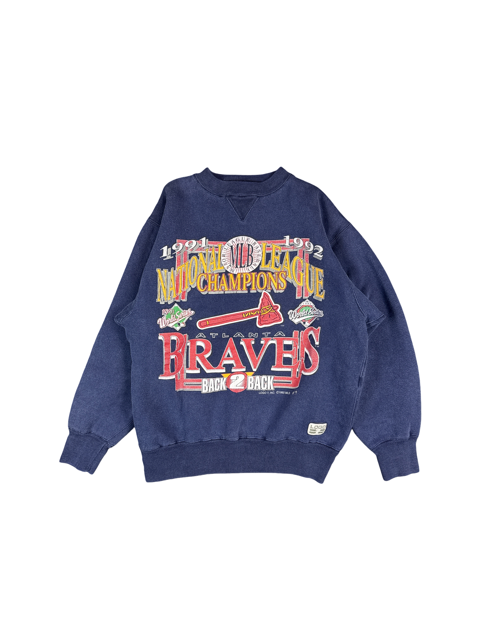 1991-1992 Atlanta Braves National League Champions Sweatshirt (M)