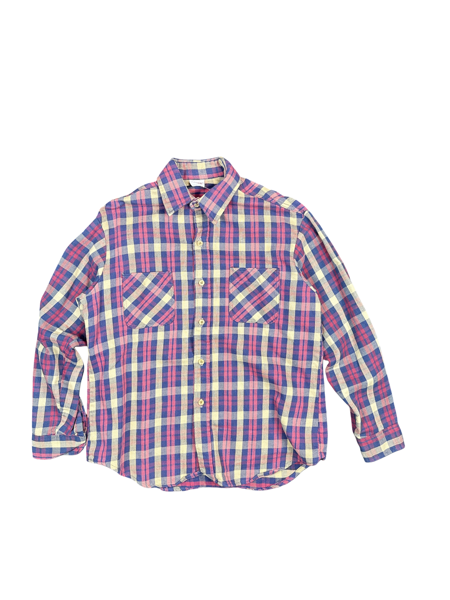 1990s Big Mac Plaid Flannel Shirt (L)