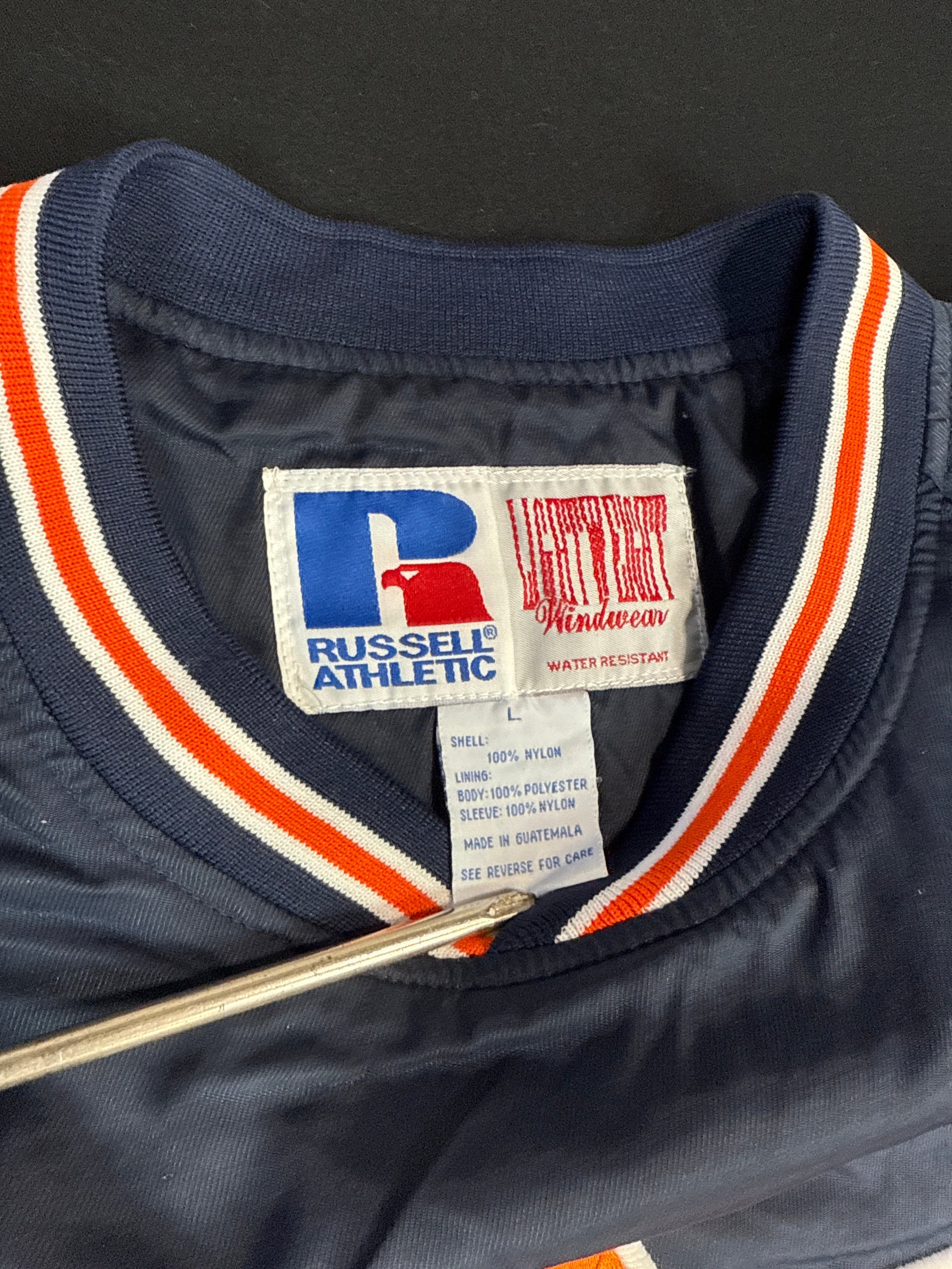 1990s Russell Athletic Auburn University Pullover Windbreaker (2XL)