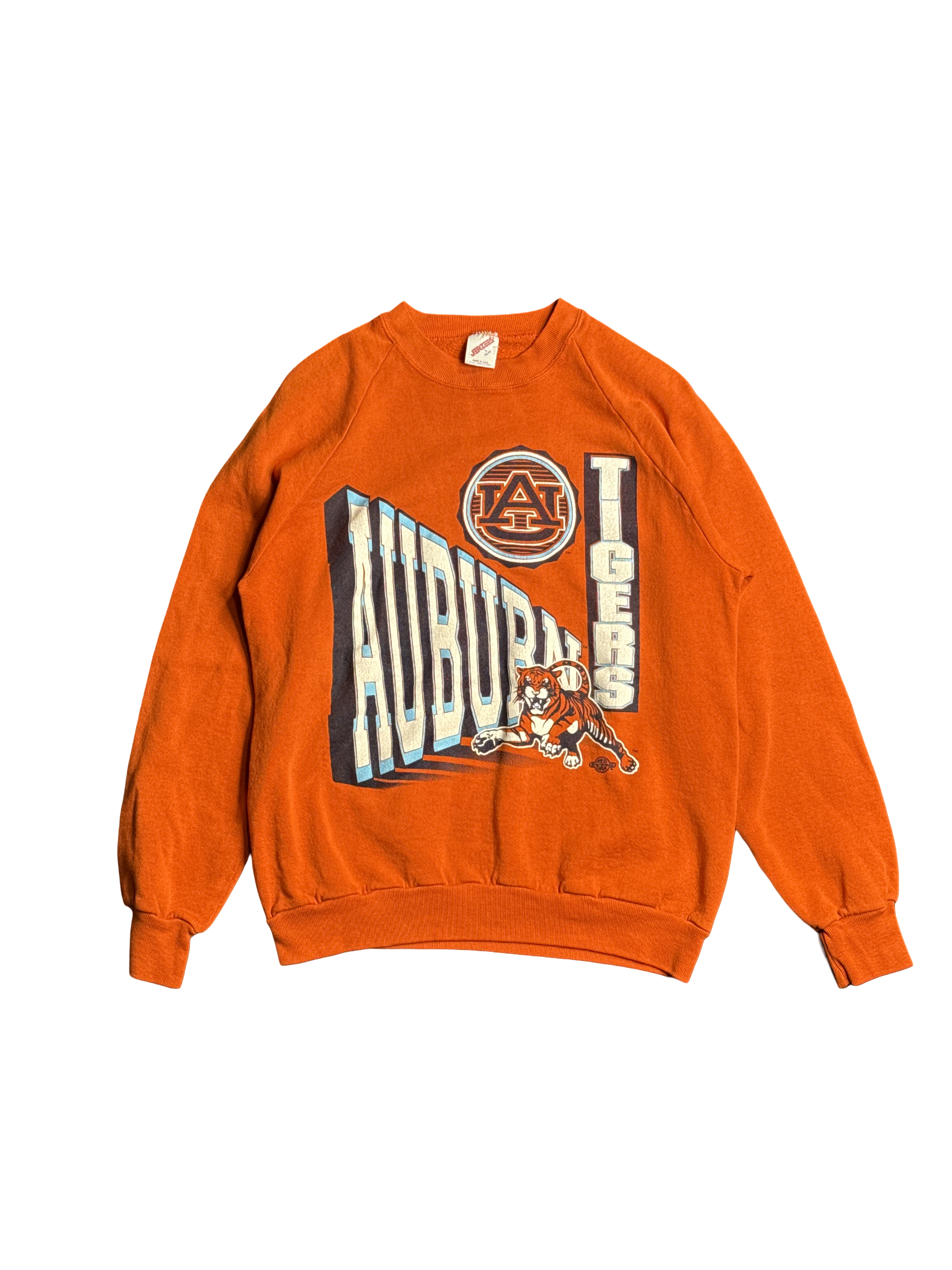 1990s Auburn Tigers Jerzees Sweatshirt (S) 3