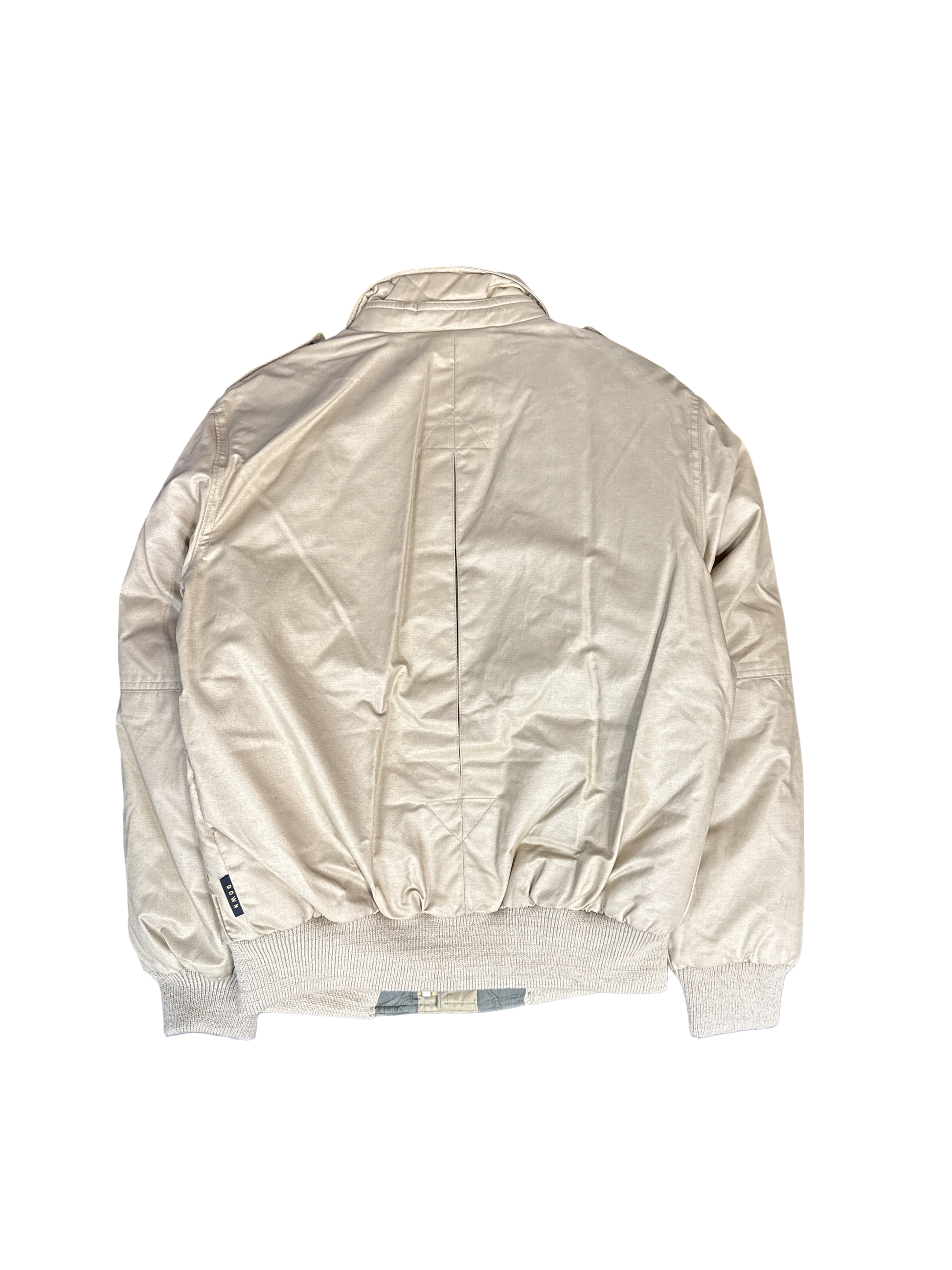 1980s Pacific Trail Sportswear Tan Bomber Jacket (M)