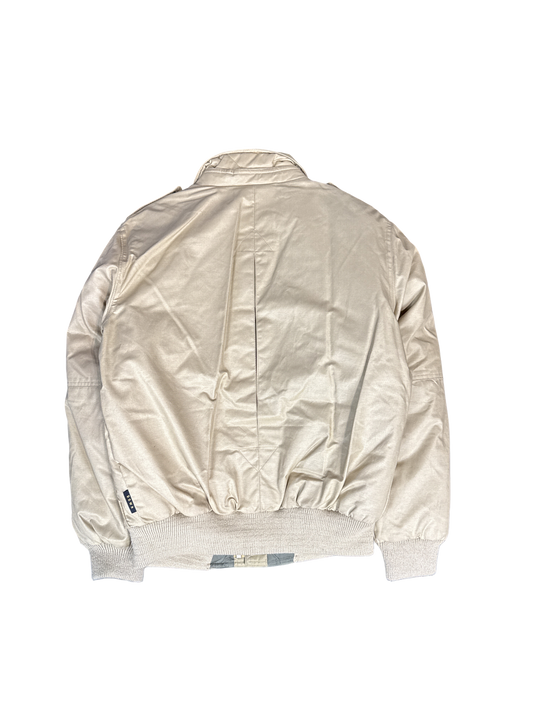 1980s Pacific Trail Sportswear Tan Bomber Jacket (M)