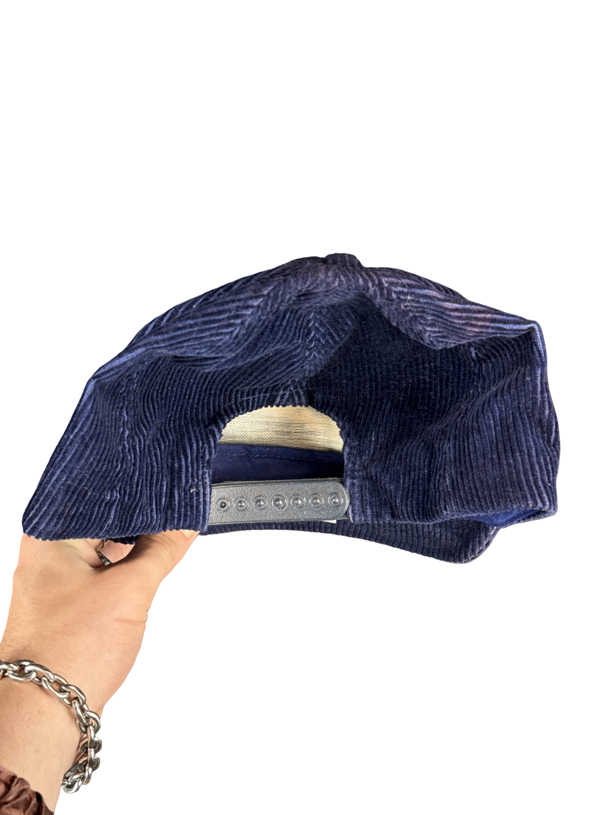 Corduroy Alaska Script Snapback Hat (M)